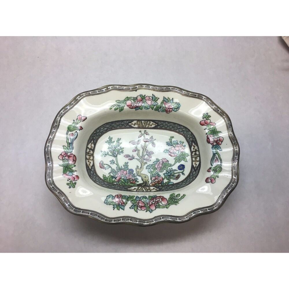VINTAGE Coalport CHINA Indian Tree Pattern SMALL Oval VEGETABLE Serving DISH
